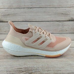 Adidas UltraBoost 21 'Halo Blush / Wonder White' Women's Size 11